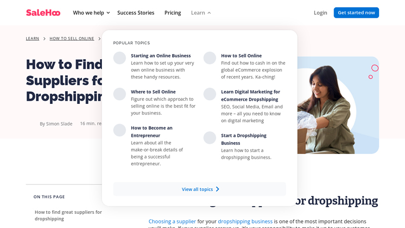 How to Find Great Suppliers for Dropshipping
