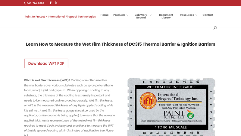 How to Measure Wet Film Thickness