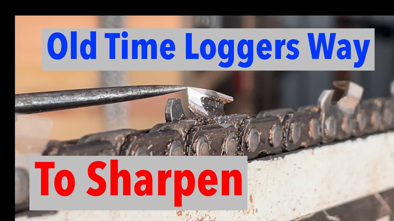 How To Sharpen Square Chisel Chain With A File