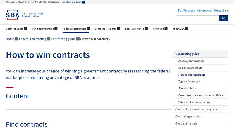 How to win contracts