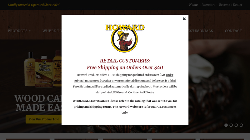 Howard Products, Inc.