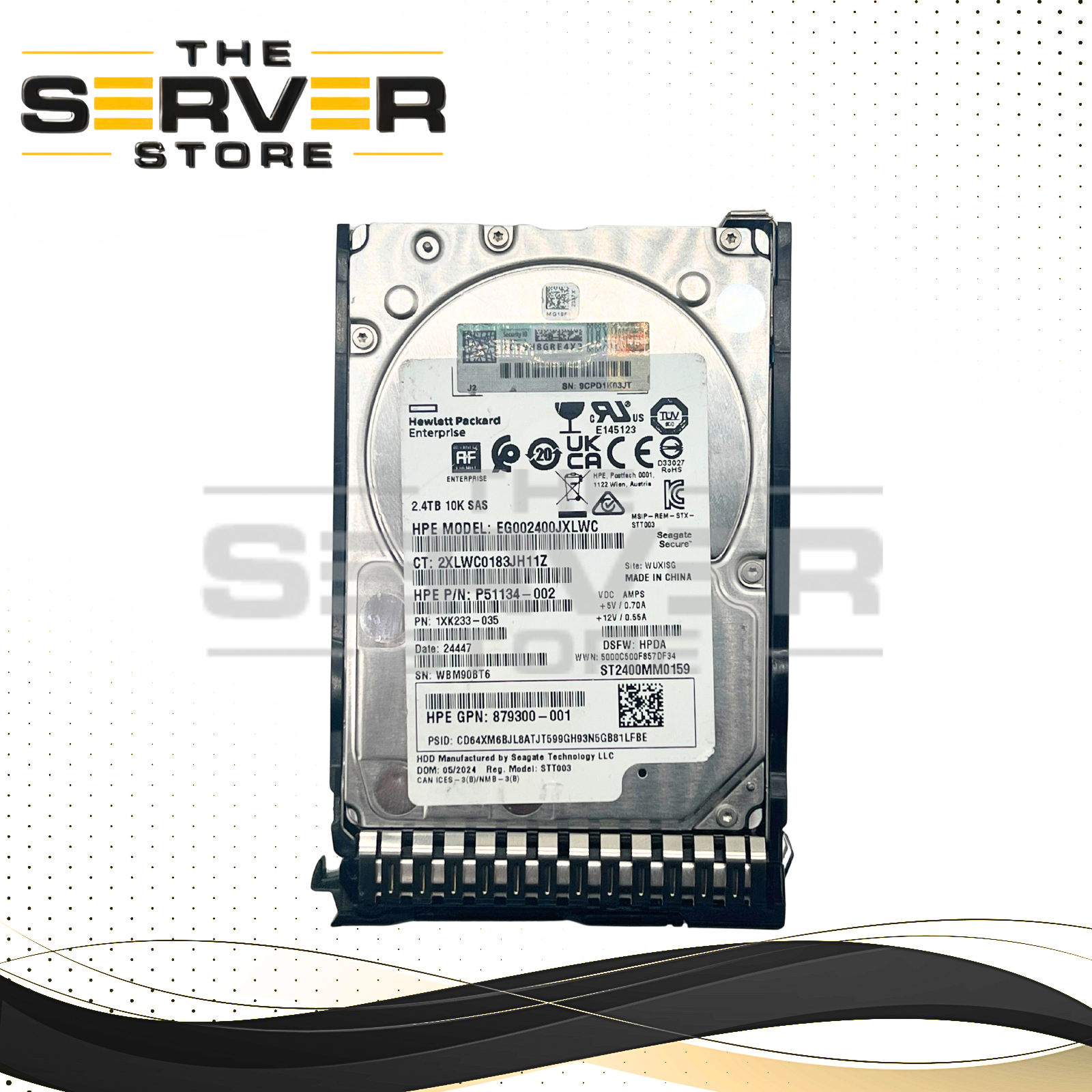 HPE 2.4TB SAS 12G 10K SFF SC 512e Multi Vendor HDD