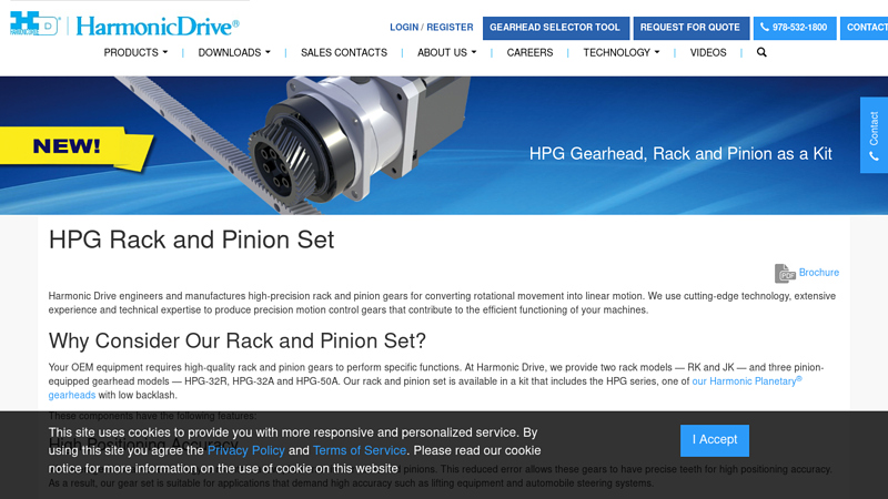 HPG Rack and Pinion Set
