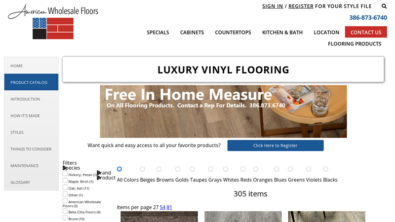 Huge Selection Luxury Vinyl Flooring