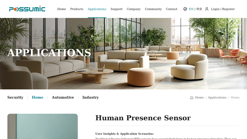 Human Presence Sensor--Possumic