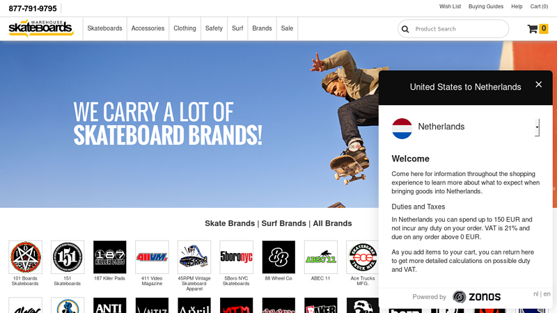 Hundreds of Skate Brands