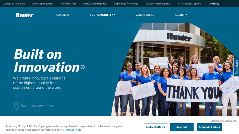 Hunter Industries Corporate