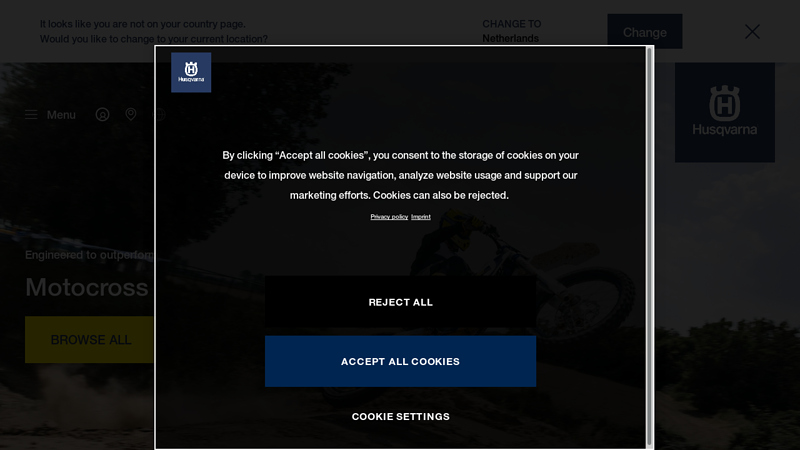 Husqvarna Motocross Motorcycles