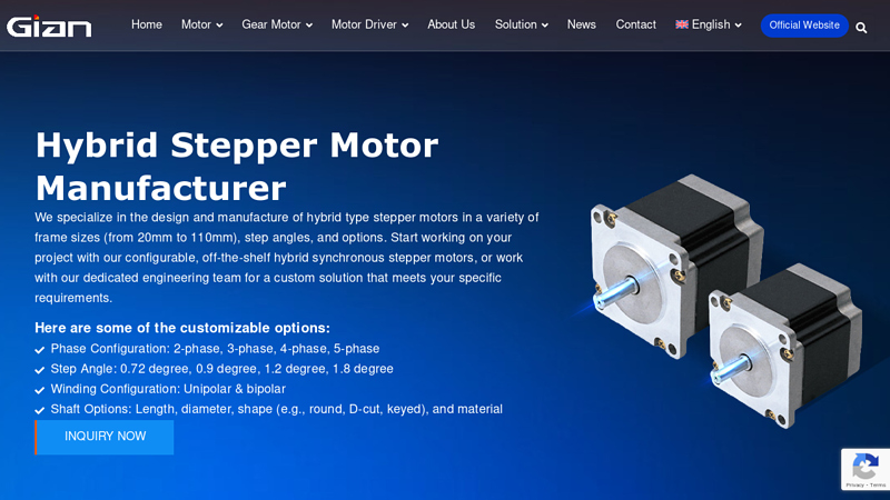Hybrid Stepper Motor Manufacturer