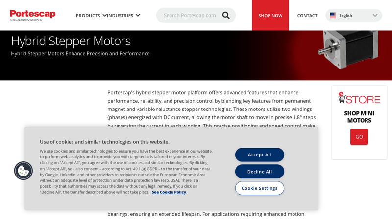Hybrid Stepper Motors
