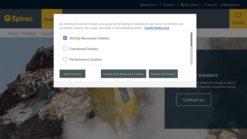 Hydraulic Breakers for Excavators