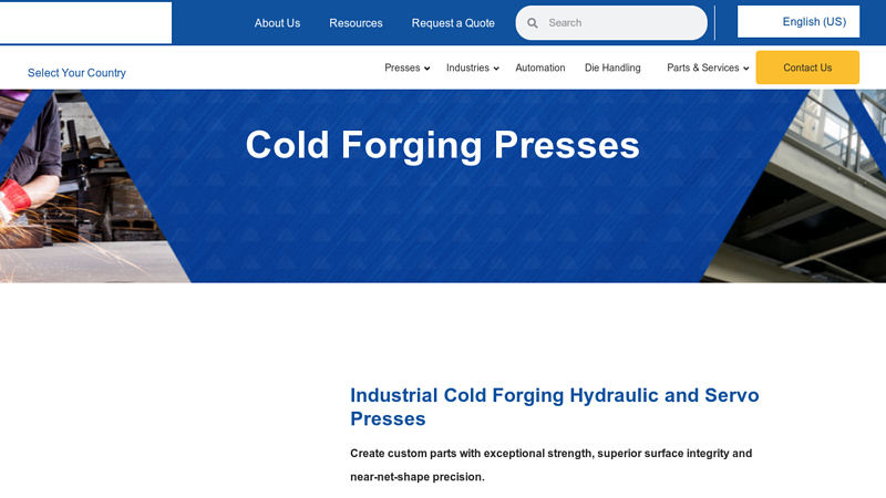 Hydraulic Cold Forging Presses