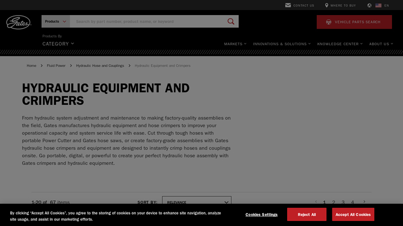 Hydraulic Equipment and Crimpers