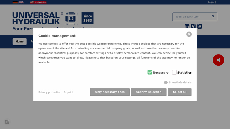 Hydraulic systems, cooling systems, and heat exchangers