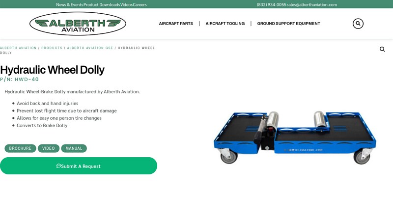 Hydraulic Wheel Dolly