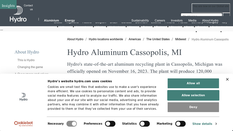 Hydro Aluminum Cassopolis