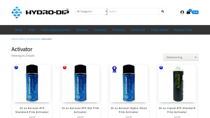 Hydro Dip Film Activator