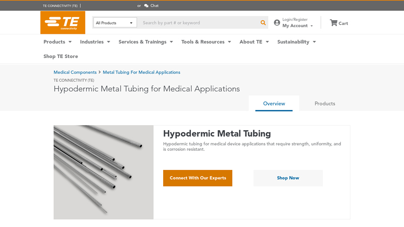 Hypodermic Metal Tubing for Medical Applications