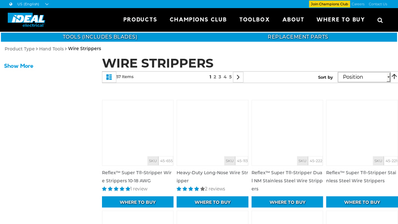 IDEAL Wire Strippers - Market Leader