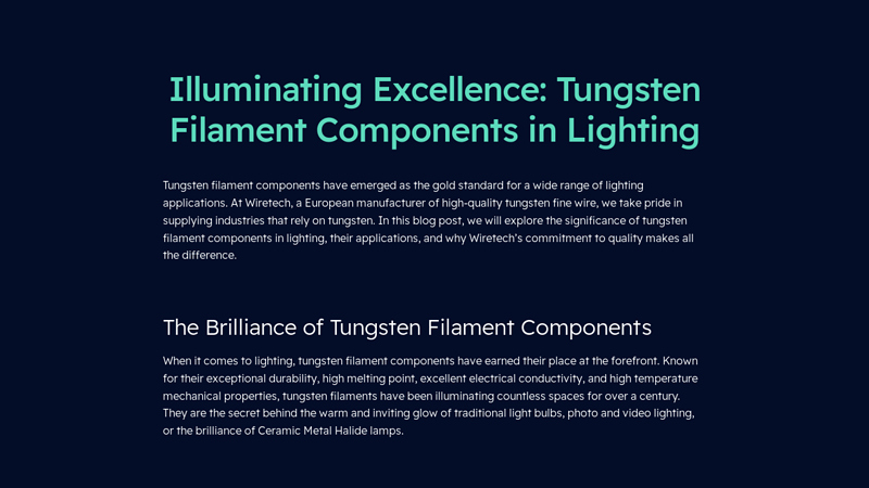 Illuminating Excellence