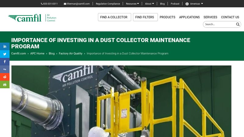 Importance of Investing in a Dust Collector Maintenance Program