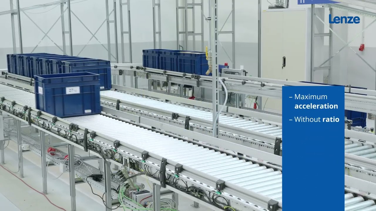 Increase productivity with the motor driven roller from Lenze
