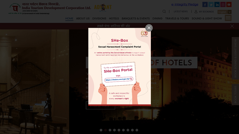 India Tourism Development Corporation (ITDC)