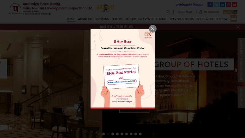 India Tourism Development Corporation (ITDC)