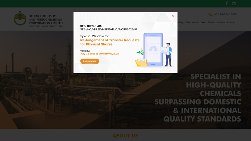 India's Leading Producers of Fertilizers & Industrial Chemicals