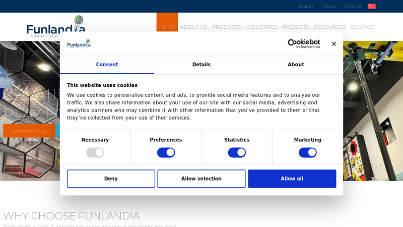 Indoor Playground & Trampoline Park Equipment by Funlandia