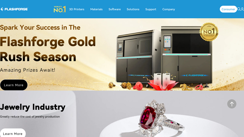 Industrial 3D printers