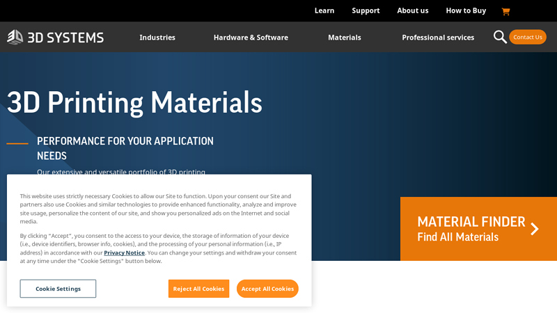 Industrial 3D Printing Materials and Resins