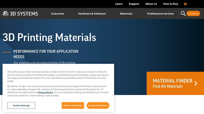 Industrial 3D Printing Materials and Resins