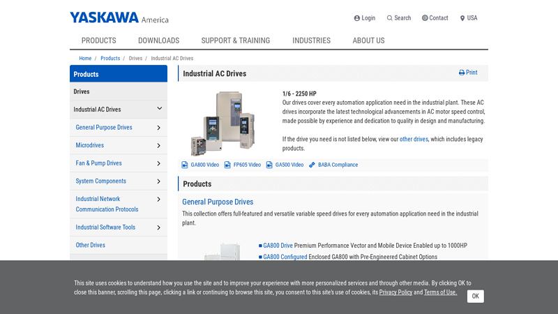 Industrial AC Drives