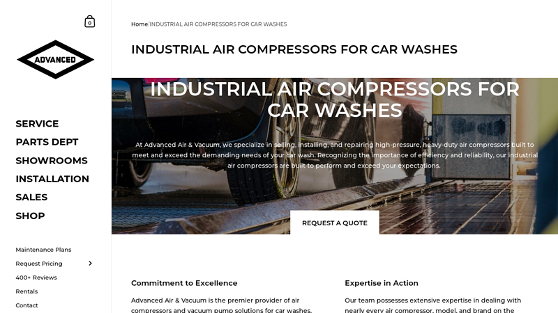 industrial air compressors for car washes