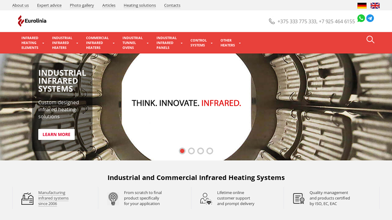 Industrial and Commercial Infrared Heating Systems