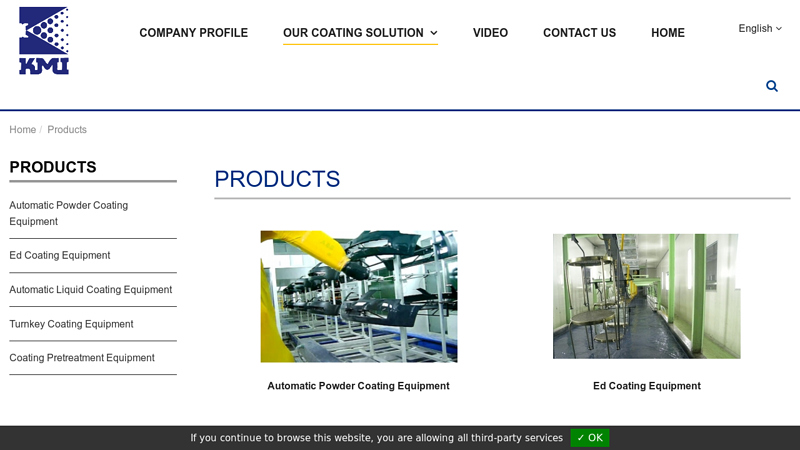 Industrial Coating Equipment Manufacturer