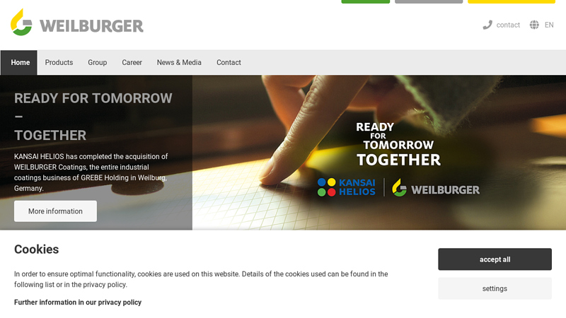 Industrial coatings manufacturer