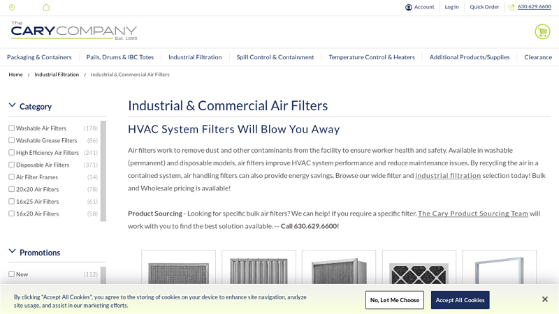 Industrial & Commercial Air Filters