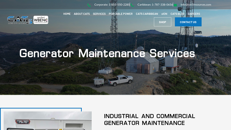 Industrial & Commercial Generator Maintenance Services