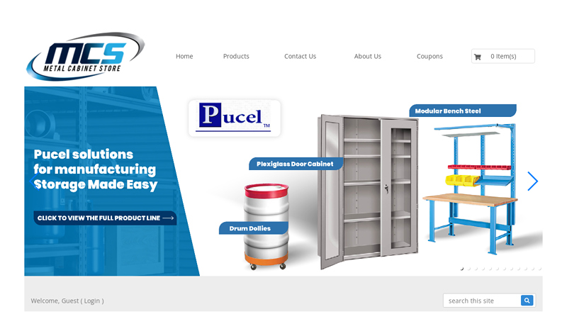 Industrial & Commercial Metal Cabinets, Benchs, Carts & Trucks