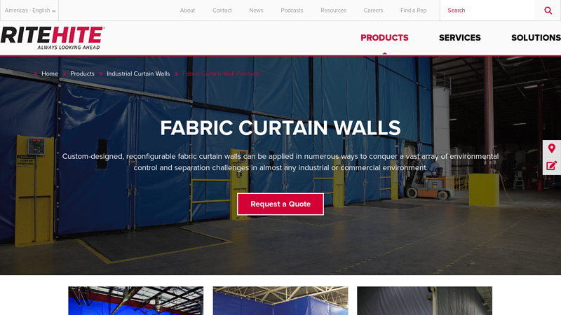 Industrial Curtain Walls - Insulated, Acoustic, & Freezer