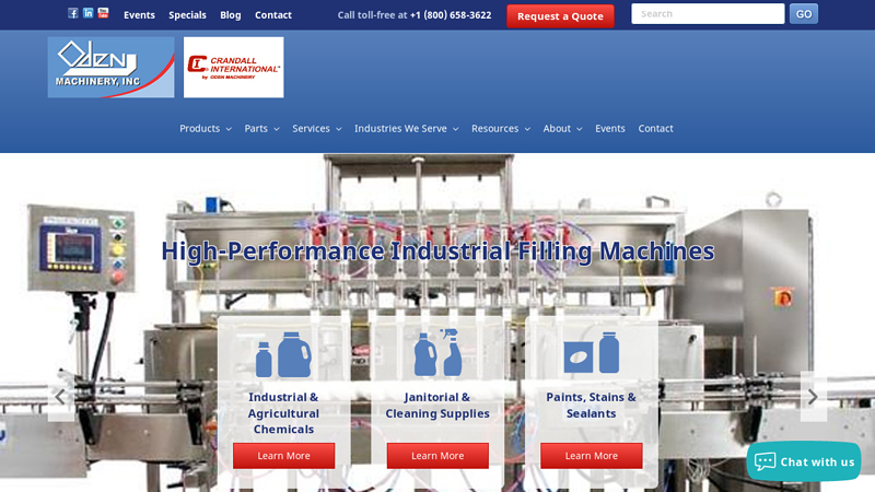 Industrial Filling Machines by Oden Machinery