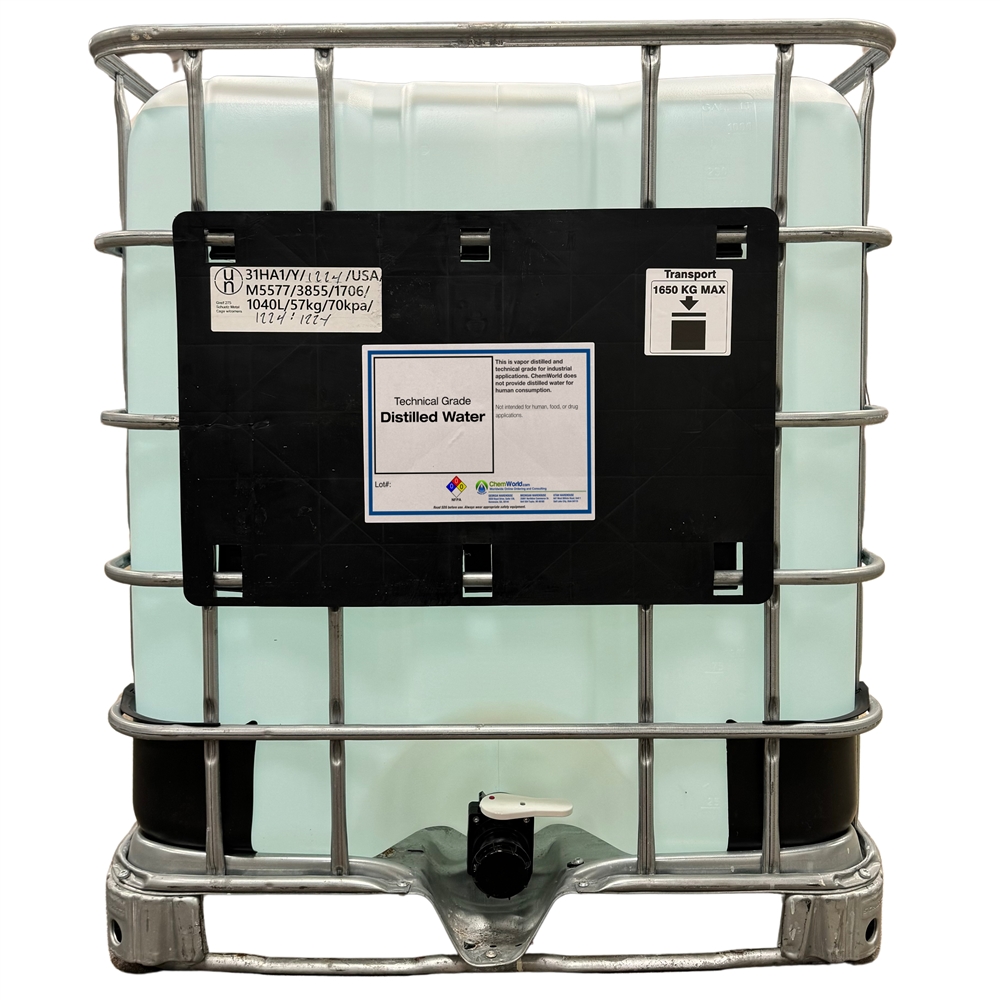 Industrial Grade Distilled Water