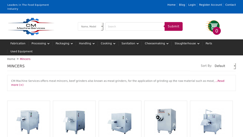 Industrial Heavy Duty Meat Mincer Grinders