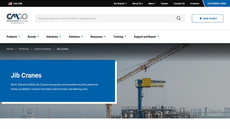 Industrial Jib Cranes for Ergonomic Lifting