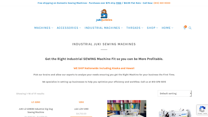 Industrial Juki Sewing Machines