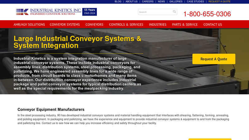 Industrial Kinetics: Industrial Conveyor Systems