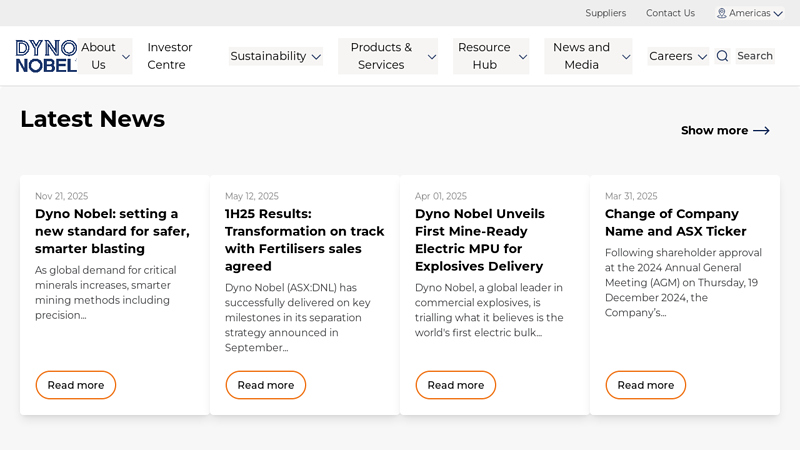 Industrial & Mining Explosives Manufacturing