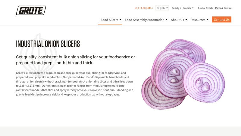 Industrial Onion Slicers